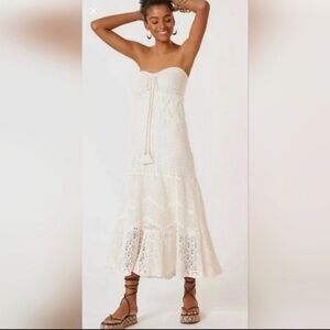 Anthropologie Crochet Maxi Dress